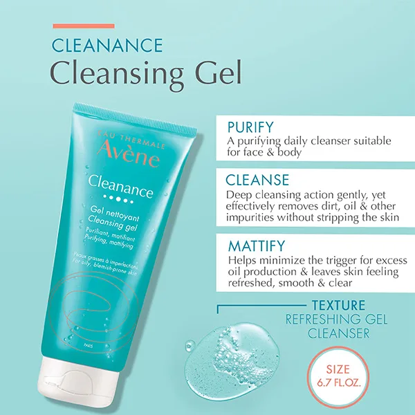 AVENE CLEANANCE CLEANSING GEL 200ML