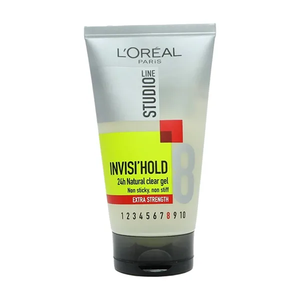 LOREAL PARIS LINE 8 STUDIO INVISI HOLD CLEAR GEL, (150 ml)