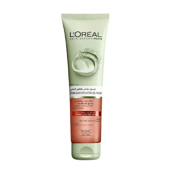 LOREAL PARIS PURE CLAY EXFOLIATING GEL WASH ORANGE (150 ml)