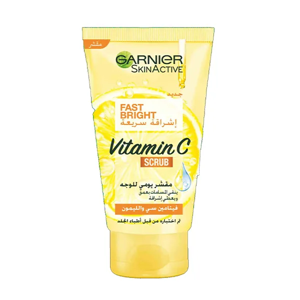 GARNIER FAST BRIGHT VITAMIN C SCRUB (150ML)